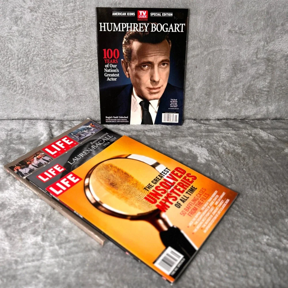 LIFE Magazine Special Humphrey Bogart Lauren Bacall Unsolved Mysteries‎ TV Guide